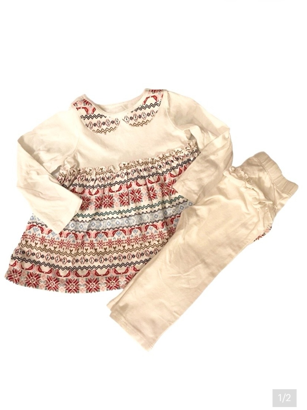 NWOT First Impressions 2 Piece Dress/Top and Pants Size 12 Months